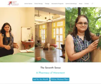 Theseventhsense.in(The Seventh Sense Movement Centre) Screenshot