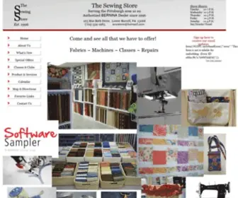 ThesewingStore.com(The Sewing Store) Screenshot