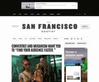 Thesfegotist.com(The San Francisco Egotist blog) Screenshot