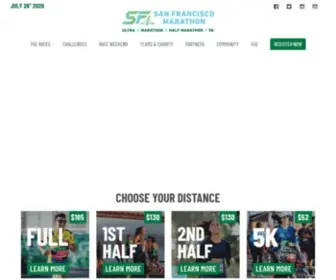 Thesfmarathon.com(The San Francisco Marathon) Screenshot