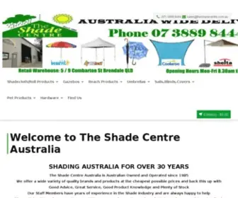 Theshadecentre.com.au(The Shade Centre Australia) Screenshot