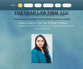 Theshahlawfirm.org(The Shah Law Firm LLC) Screenshot