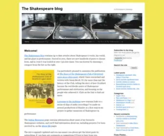 Theshakespeareblog.com(The Shakespeare blog) Screenshot