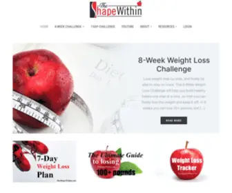 Theshapewithin.com(The shape within) Screenshot