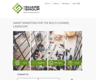 Theshare.group(Data-based Marketing for Real Estate Agents) Screenshot