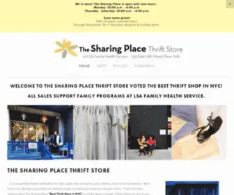 Thesharingplacenyc.com(The Sharing Place NYC) Screenshot