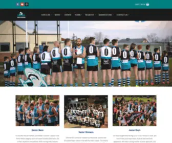 Thesharks.com.au(Hillside Football Club) Screenshot