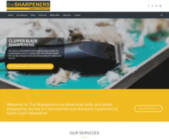 Thesharpeners.co.uk(The Sharpeners a professional knife and blade sharpening service for commercial and domestic customers in North East Hampshire) Screenshot