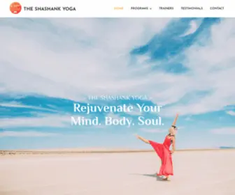 Theshashankyoga.com(Yoga Center In Delhi NCR) Screenshot