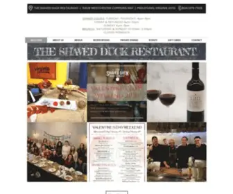 Theshavedduckrestaurant.com(The Shaved Duck) Screenshot