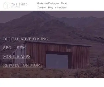 Theshedcreative.com(The Shed Creative) Screenshot