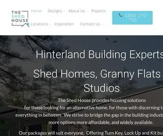 Theshedhouse.com.au(The Shed House) Screenshot