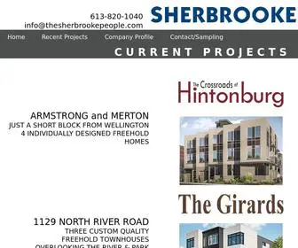 Thesherbrookepeople.com(SHERBROOKE) Screenshot