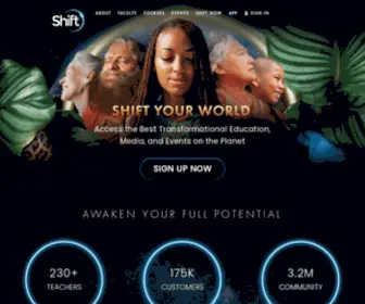 Theshiftnetwork.com(The Shift Network) Screenshot