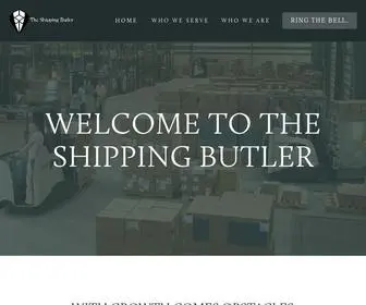 Theshippingbutler.com(Shipping Butler) Screenshot