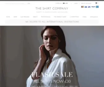 Theshirtcompany.com(The Shirt Company) Screenshot