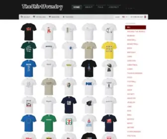 Theshirtfoundry.com(The Shirt Foundry) Screenshot