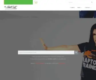 Theshirtlist.com(The Shirt List) Screenshot