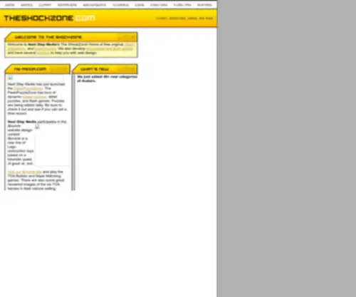 TheshockZone.com(The Shockzone) Screenshot