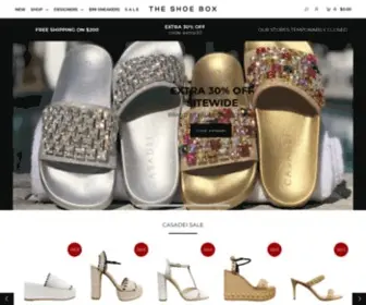 Theshoeboxnyc.com(The Shoe Box NYC) Screenshot