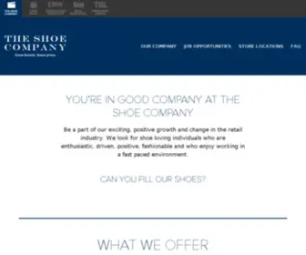 Theshoecompanycareers.com(You're in Great Company) Screenshot