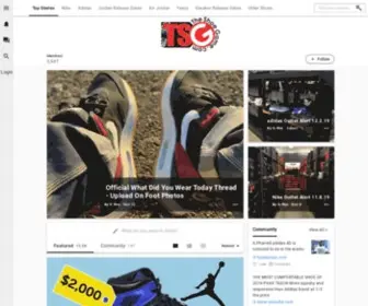 Theshoegame.com(Sneakers & Information) Screenshot