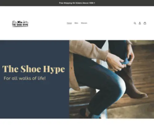 Theshoehype.com(The Shoe Hype) Screenshot