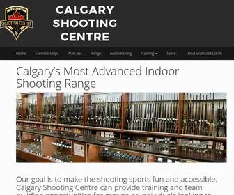 Theshootingcentre.com(Calgary's Premier Indoor Shooting Range) Screenshot