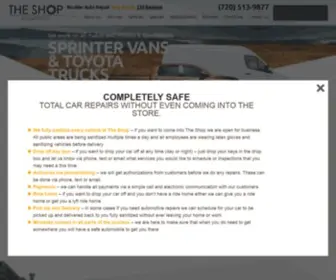 Theshopboulder.com(The Shop Automotive) Screenshot