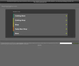 Theshoppingbear.com(theshoppingbear) Screenshot