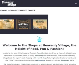 Theshopsatheavenly.com(The Shops at Heavenly Village in South Lake Tahoe) Screenshot