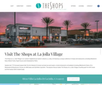 Theshopsatlajollavillage.com(The Shops at La Jolla Village) Screenshot