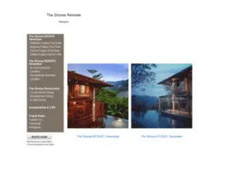 Theshorea.com(The Shorea Retreats) Screenshot