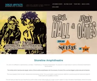 Theshorelineamphitheatre.com(Shoreline Amphitheatre) Screenshot