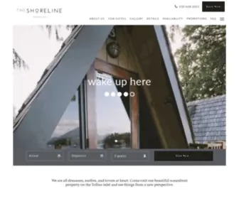 Theshorelinetofino.com(Tofino Boutique Hotel) Screenshot