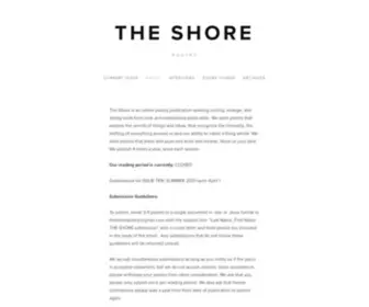 Theshorepoetry.org(THE SHORE) Screenshot