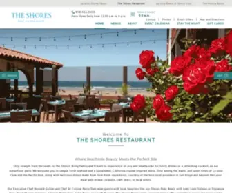 Theshoresrestaurant.com(La Jolla Restaurant) Screenshot