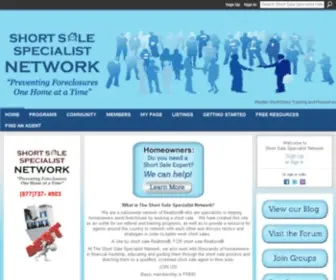 Theshortsaleguide.com(Short Sale Specialist Network) Screenshot
