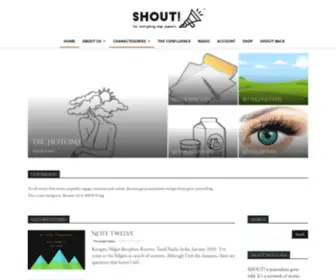 Theshoutnetwork.com(The SHOUT) Screenshot