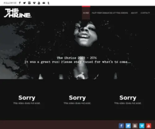 Theshrinechicago.com(The Shrine) Screenshot