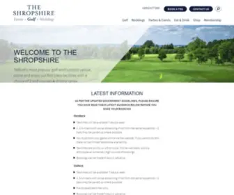 Theshropshire.co.uk(Shropshire Golf Centre) Screenshot