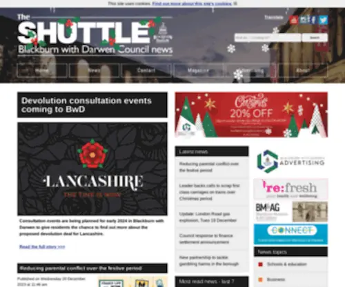 Theshuttle.org.uk(The Shuttle) Screenshot