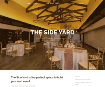 Thesideyardlv.com(The Side Yard) Screenshot