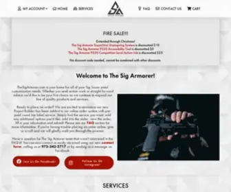 Thesigarmorer.com(The Sig Armorer) Screenshot