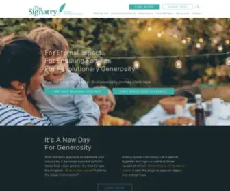 Thesignatry.com(Donor Advised Funds) Screenshot