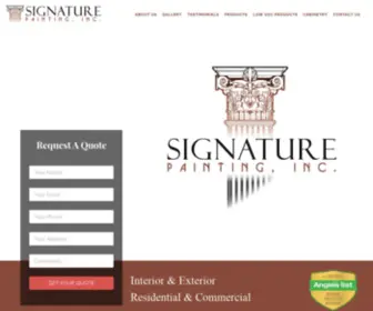 Thesignaturepainting.com(The Signature Painting) Screenshot