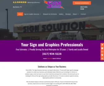 Thesignsolution.net(Thesignsolution) Screenshot