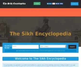 Thesikhencyclopedia.com(Joomla Directory template) Screenshot