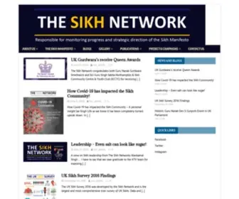 Thesikhnetwork.com(Raising the voice of British Sikhs) Screenshot