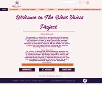 Thesilentvoicesproject.org(Private Investigation) Screenshot